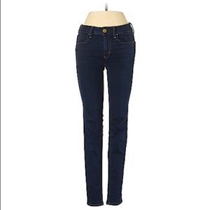 Dark wash skinny jeans